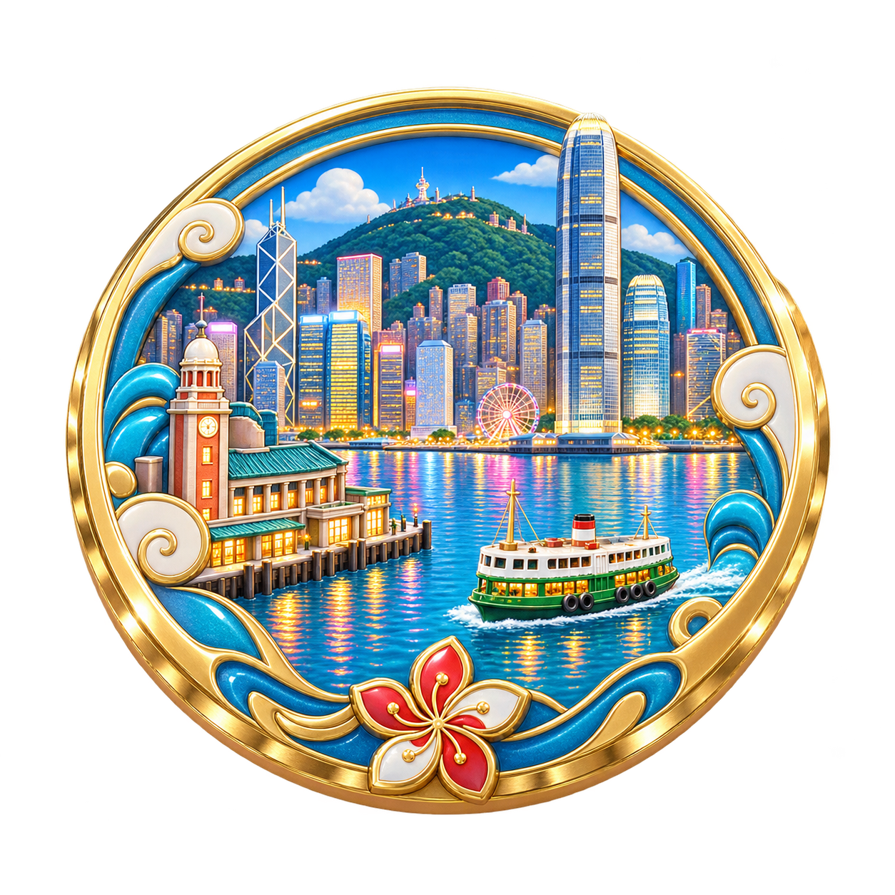 香港城市印章